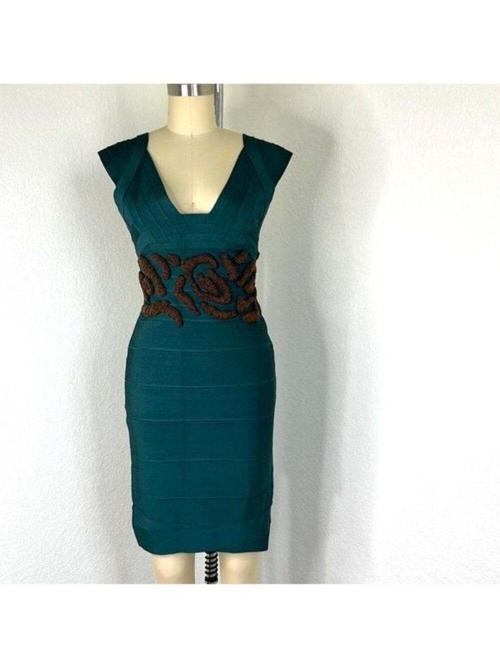 Herve Leger Beaded Bandage Dress